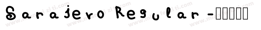 Sarajevo Regular字体转换